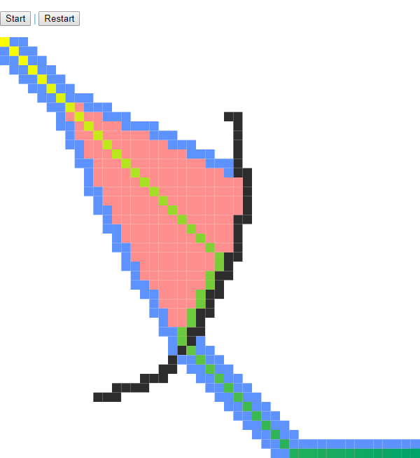 Preview of A* Pathfinding Algorithm w/live drawing